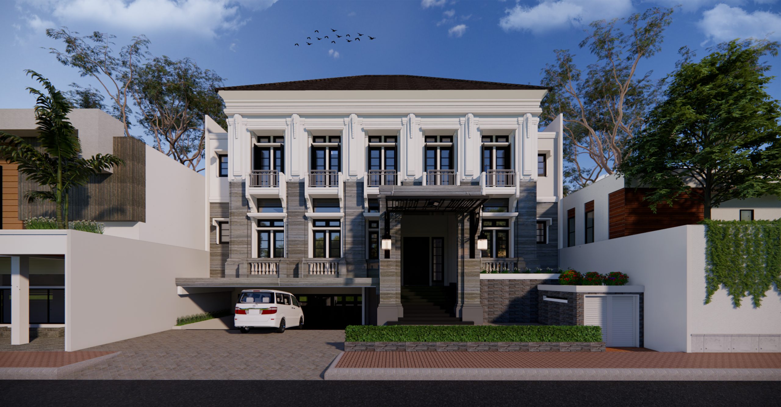 Rumah Mewah Bergaya Art Deco di Tulungagung Residence dari Mata Air Persada