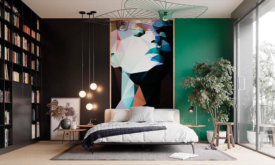 kamar tidur mewah mata air