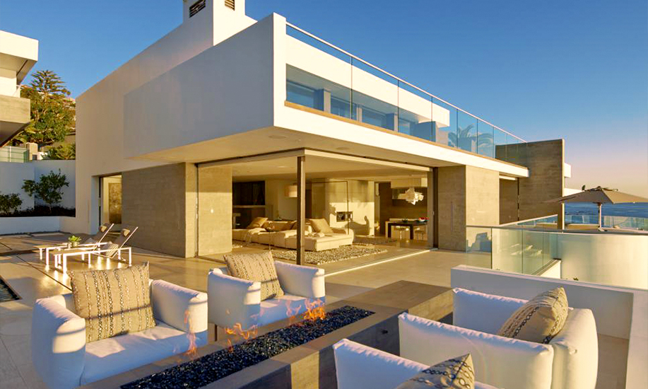 desain villa mata air