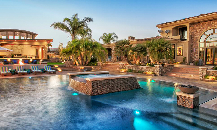 desain villa mata air