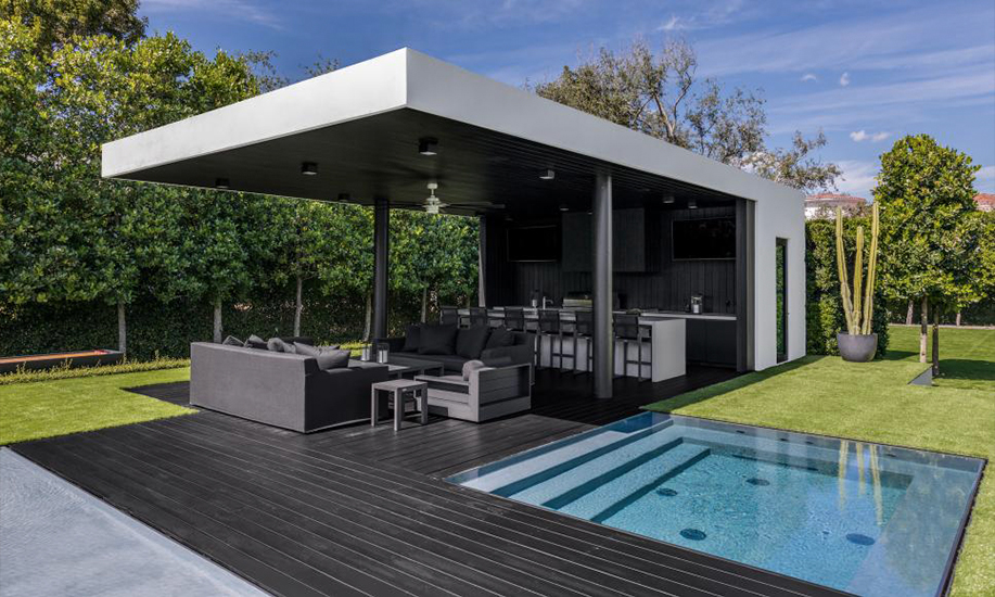 desain villa mata air