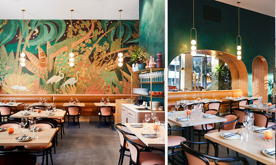 mata air Cafe Art Deco