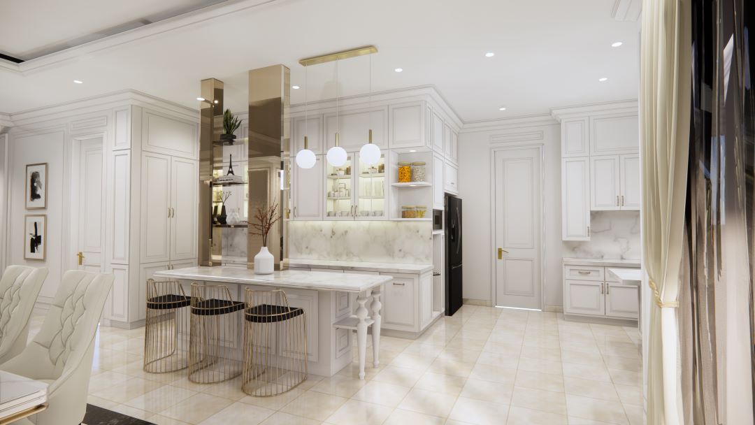 Panel Dinding Rumah Mewah Ciri Khas Mata Air