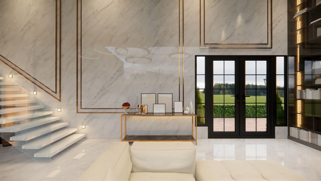 Panel Dinding PVC Rumah Mewah