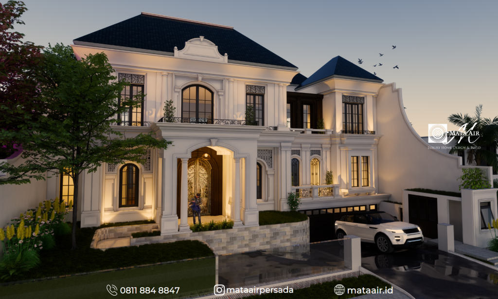 rumah art deco karya Mata Air / jenis kayu untuk rumah mewah