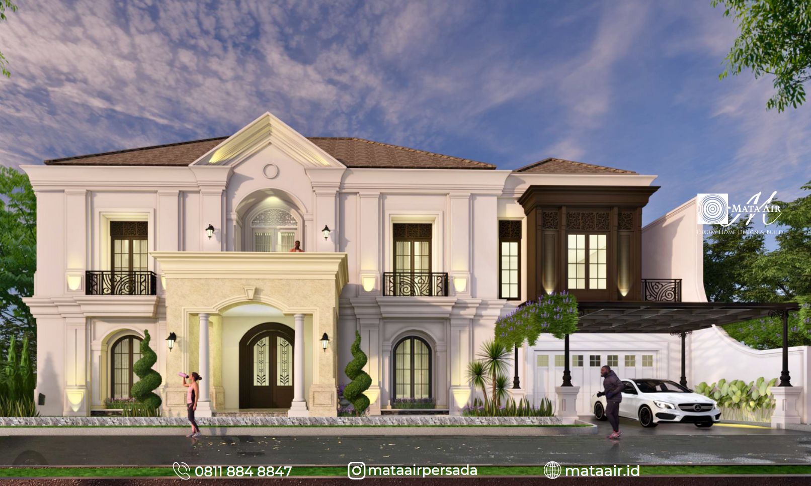 rumah american classic / american classic house karya Mata Air