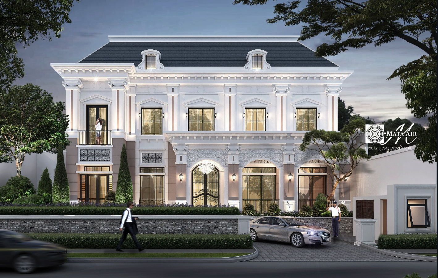 tips memilih warna rumah mewah